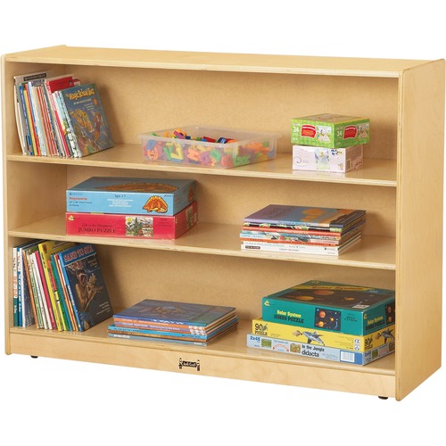 Jonti-Craft, Inc.  Adjustable Bookcase, 2-Shelves, 48"x15"x35-1/2", Woodgrain