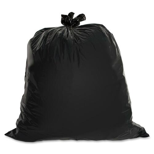 Genuine Joe  Trash Bags, Heavy-Duty, 1.5 mil, 55-60 Gallon, 50/CT, Black