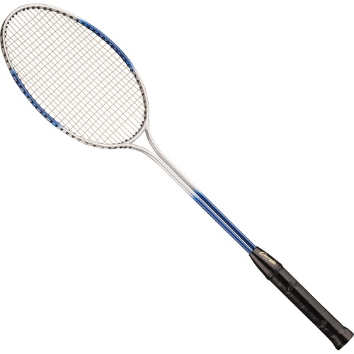 Champion Sports  Double Steel Shaft Badminton Racket, Steel/Red