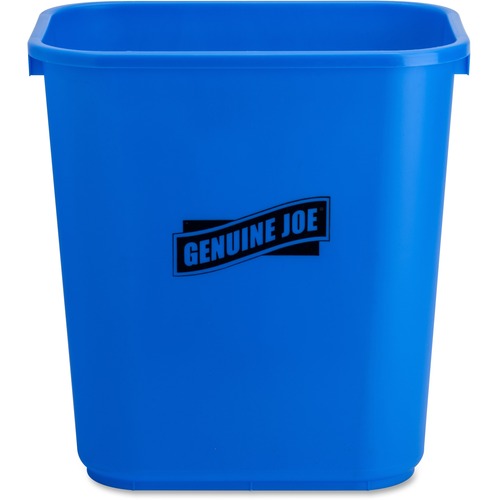 Genuine Joe  Recycling Wastebasket,28-1/2 Qt,14-1/2"x10-1/2"x15",12/CT,BE