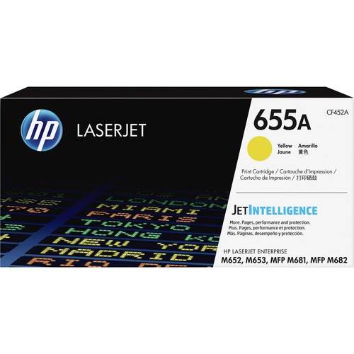 Hewlett-Packard  Toner Cartridge, HP 655A, Standard, 10,500 Pg Yield, YW