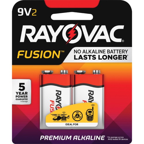 BATTERY,FUSION,9V,2-PACK