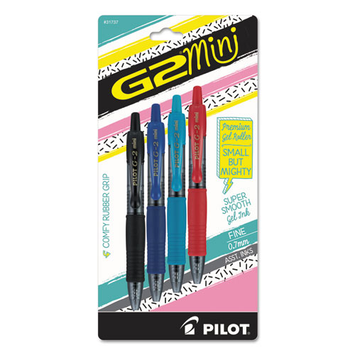 PEN,G2-7 MINI 4PK AST