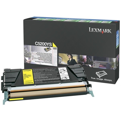 Lexmark C5200YS Yellow OEM Toner Cartridge