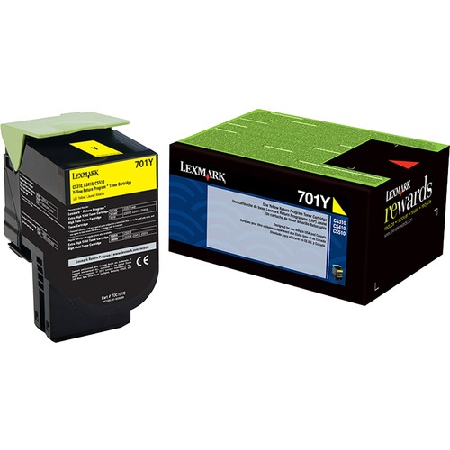 Lexmark 70C10Y0 Yellow OEM Toner