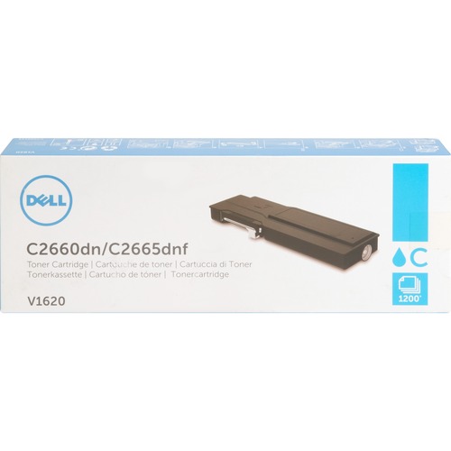 Dell Computer  Toner Cartridge, f/C2660, 1200 Page Standard Yield, CYN