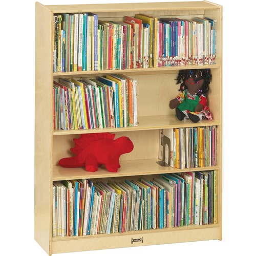Jonti-Craft, Inc.  Bookcase, 4-Shelves, 36-1/2"x11-1/2"x59-1/2", Blue