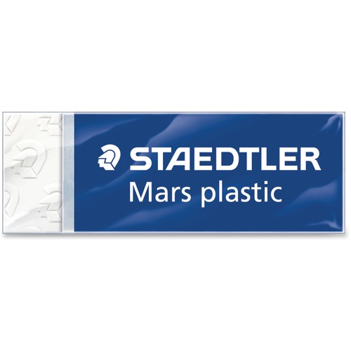 ERASER,MARS PLASTIC,WHITE