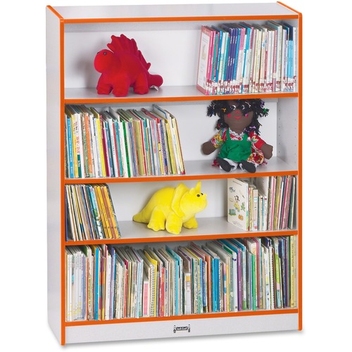 Jonti-Craft, Inc.  Bookcase, Standard, 48"x36.5"x11.5", Orange