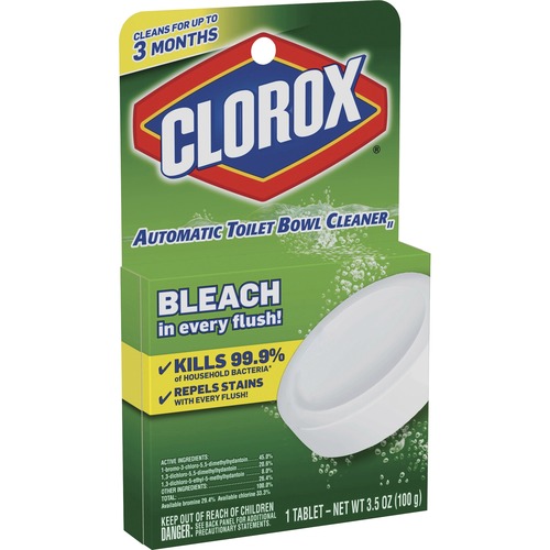 Clorox Company  Toilet Bowl Cleaner Tablets, 3.5 oz, White