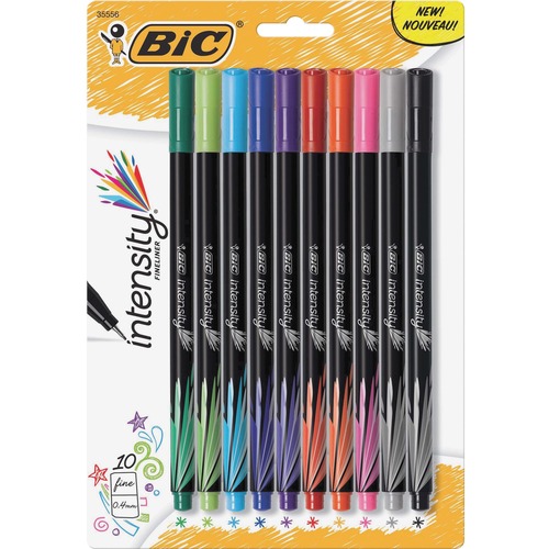 PEN,FELT TIP,0.4MM,10PK,AST