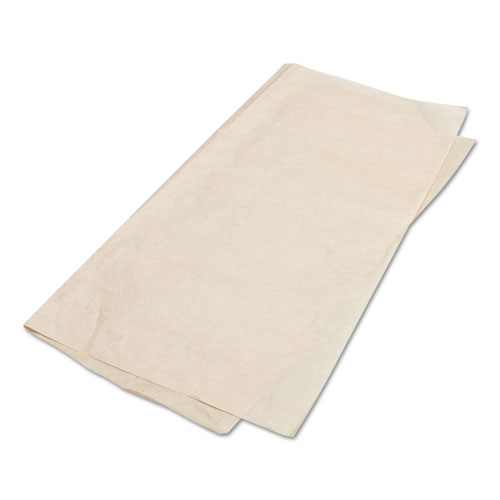 ECOCRAFT GREASE-RESISTANT PAPER WRAPS AND LINERS, NATURAL, 15 X 16, 1000/BOX, 3 BOXES/CARTON