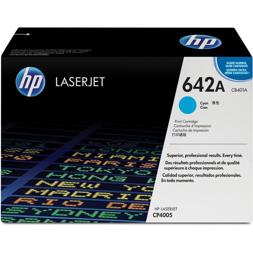 Hewlett-Packard  LaserJet Print Cartridge, 7500 Page Yield, Cyan