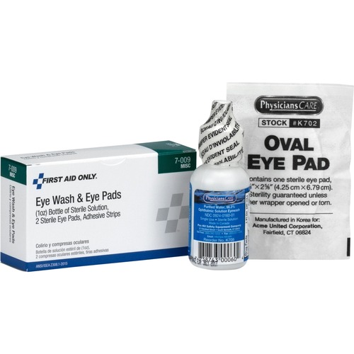 Eyewash Set W/eyepads And Adhesive Strips