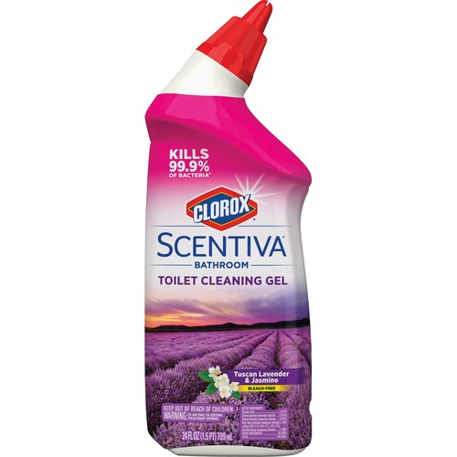 SCENTIVA MANUAL TOILET BOWL CLEANER, TUSCAN LAVENDER AND JASMINE, 24 OZ, 6/CARTON