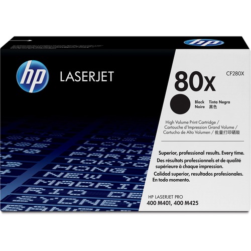 Hewlett-Packard  Toner Cartridge, HP 80X, 6900 Page Yield, BK