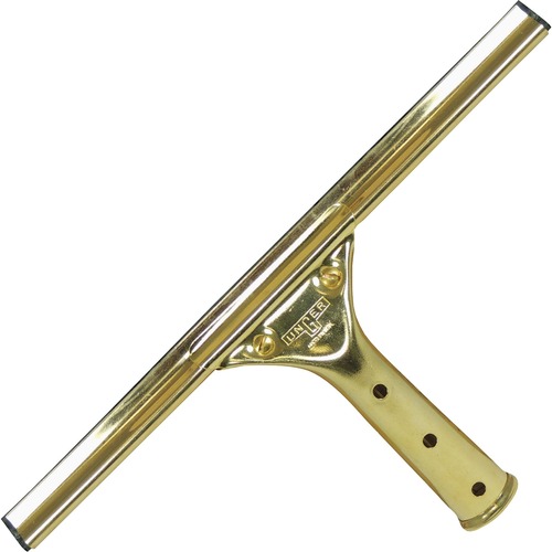 Unger  Squeegee Handle, Universal Fit, Solid Brass, 12", 10/CT, BS