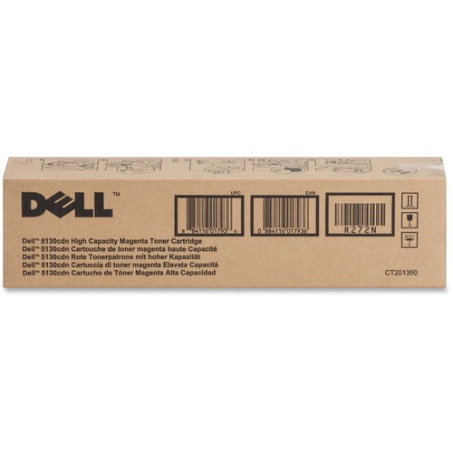 Dell Computer  Toner Cartridge, f/5130CDN, 12,000 Page Yield, Magenta