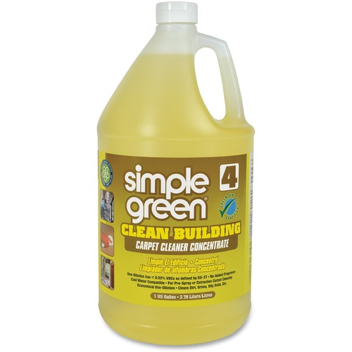 Simple Green  Carpet Cleaner, Concentrate, Nontoxic, 1 Gallon, 2/CT, SD