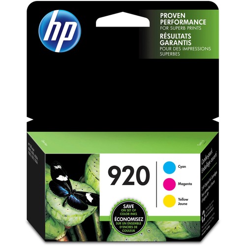Hewlett-Packard  HP920 Ink Cartridge, 300 Page Yield, CY/MA/YW