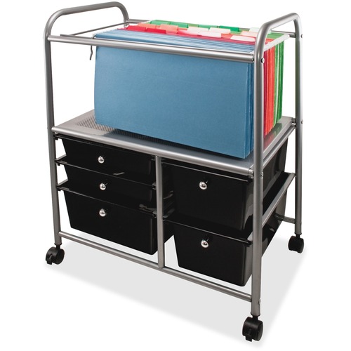 CART,FILE,5DRAWER,LTR/LG,BK