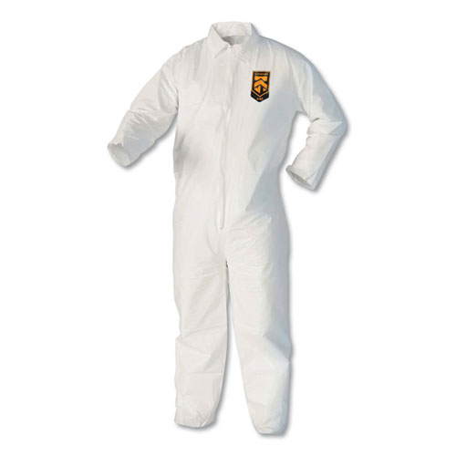 A40 Coveralls, Medium, White, 25/carton