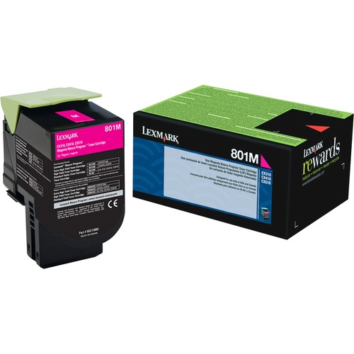 Lexmark 80C10M0 Magenta OEM Toner