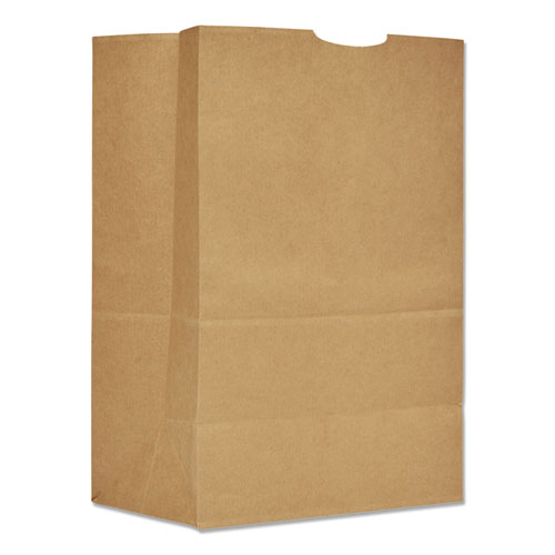 GROCERY PAPER BAGS, 75 LBS CAPACITY, 1/6 BBL, 12"W X 7"D X 17"H, KRAFT, 400 BAGS