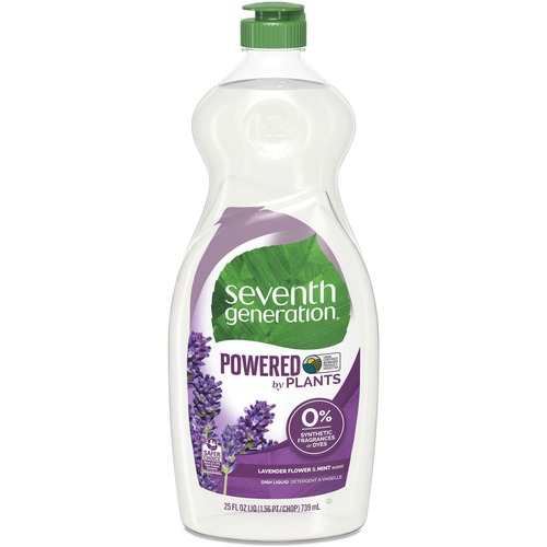 Seventh Generation  Dish Liquid, Natural, 25 oz., Lavender/Mint