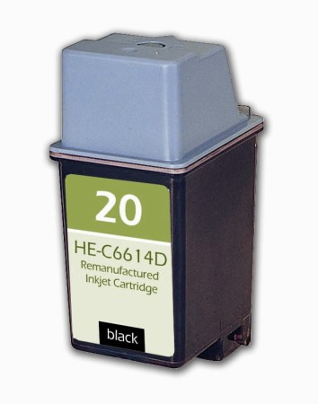 GT American Made C6614DN Black OEM replacement Inkjet Cartridge