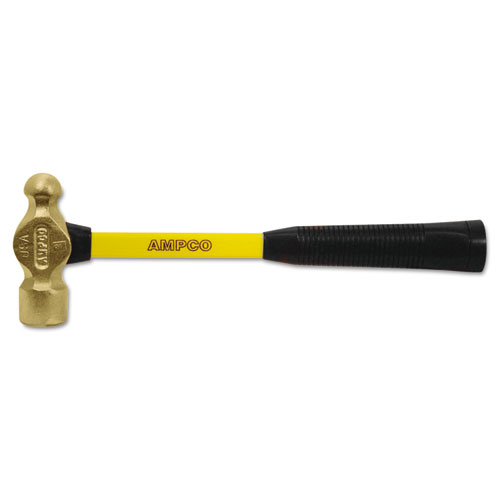 Engineers Ball Peen Hammer, .75lb, Fiberglass Handle