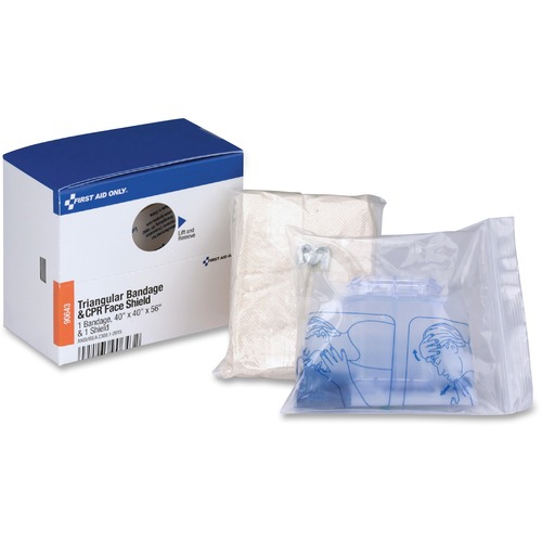 Triangular Sling/bandage And Cpr Mask, 2 Pieces