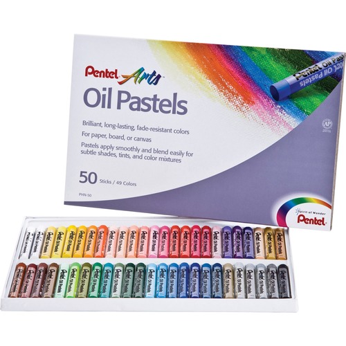 PASTELS, OIL, SET, 50 CT