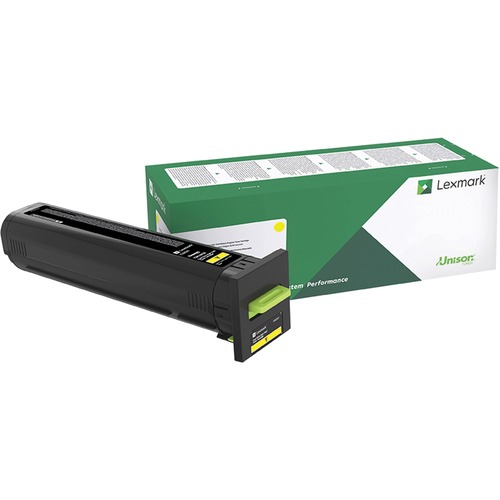 Lexmark 72K00YG (TAA Compliant Version of 72K10Y0) Yellow OEM Toner Cartridge