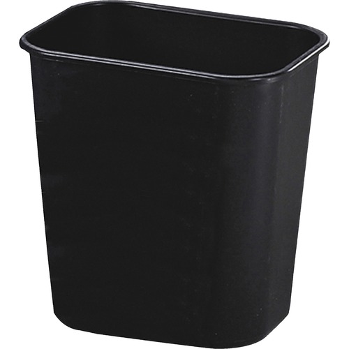 WASTEBASKET,RECT,SMALL,BK