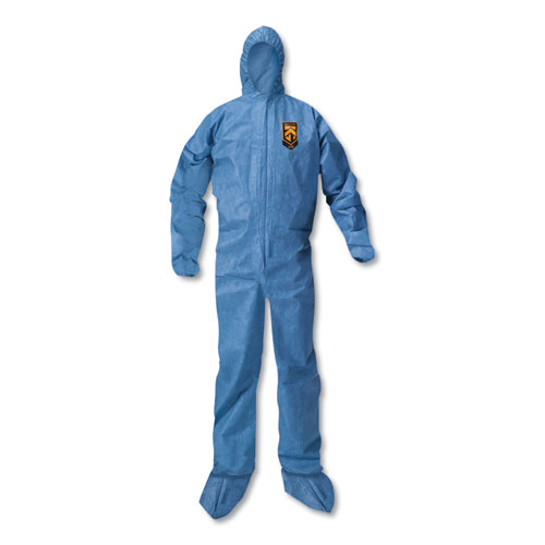 A20 Breathable Particle Protection Coveralls, X-Large, Blue, 24/carton