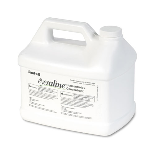 Fendall Eyesaline Stream Ii Eyewash Station Refill, 180 Oz Bottles, 4/carton