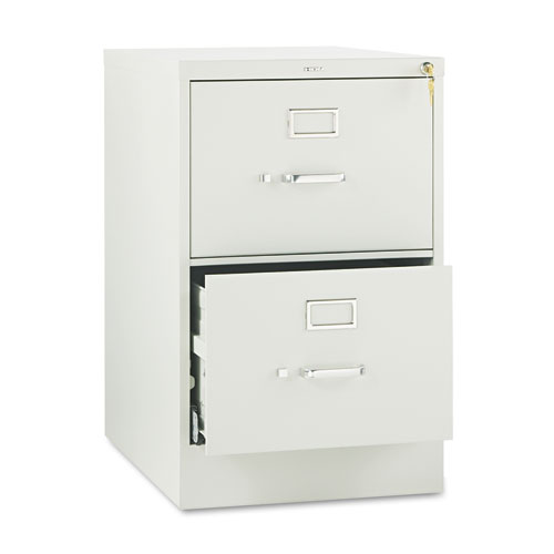 510 SERIES TWO-DRAWER FULL-SUSPENSION FILE, LEGAL, 18.25W X 25D X 29H, LIGHT GRAY