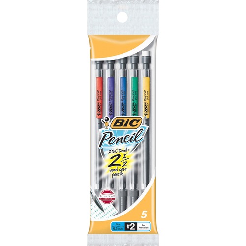 PENCIL,MECH,0.5MM5PK,BK