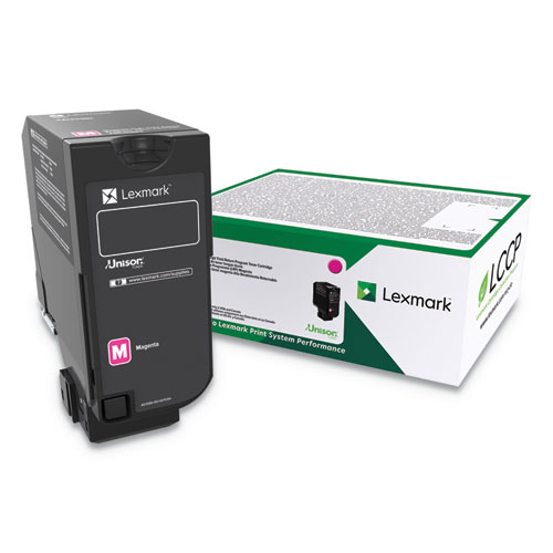 Lexmark 84C0HMG (TAA Compliant Version of 84C1HM0) Magenta OEM High Yield Toner Cartridge