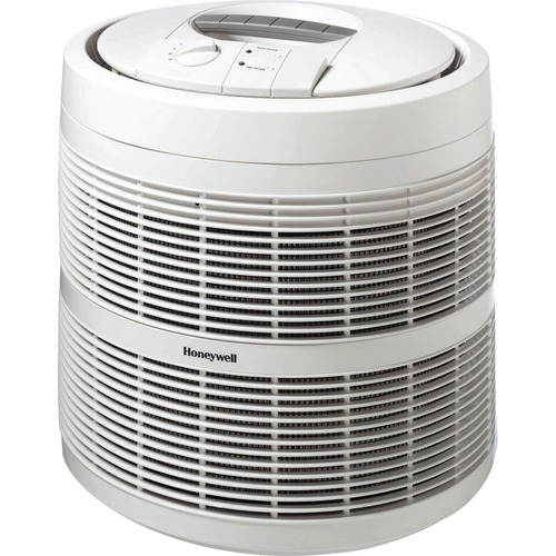 Honeywell  Air Purifier,HEPA,Up to 390 Sq Ft,18"x18"x19-9/16",WE