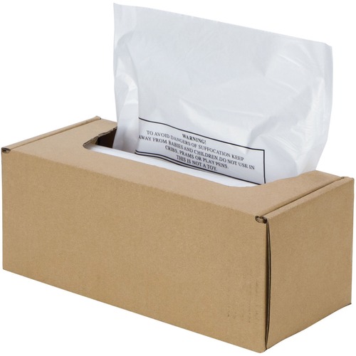 SHREDDER WASTE BAGS, 16-20 GAL CAPACITY, 50/CARTON