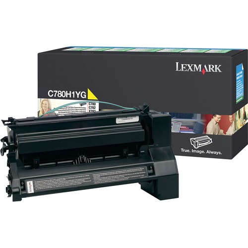 Lexmark C780H1YG Yellow OEM High Yield Print Cartridge