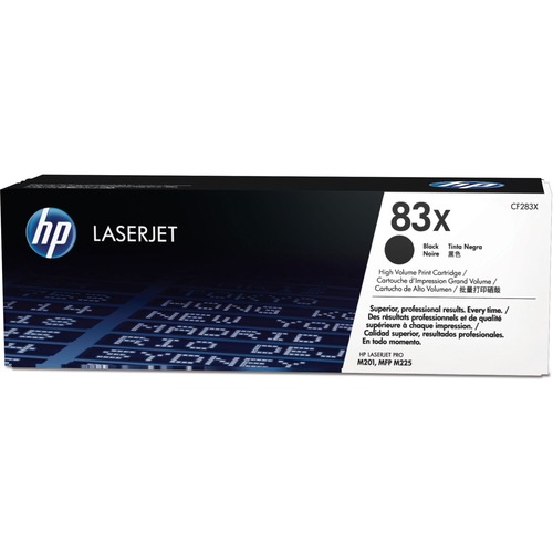 Hewlett-Packard  Toner Cartridge, HP 83X, 2200 Page Yield, Black