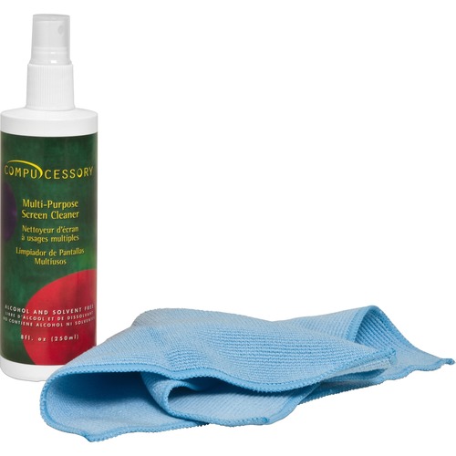 CLEANER,SCREEN,W/CLOTH,8OZ