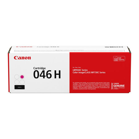 Canon 1252C001AA (046H) Magenta OEM High Yield Toner Cartridge