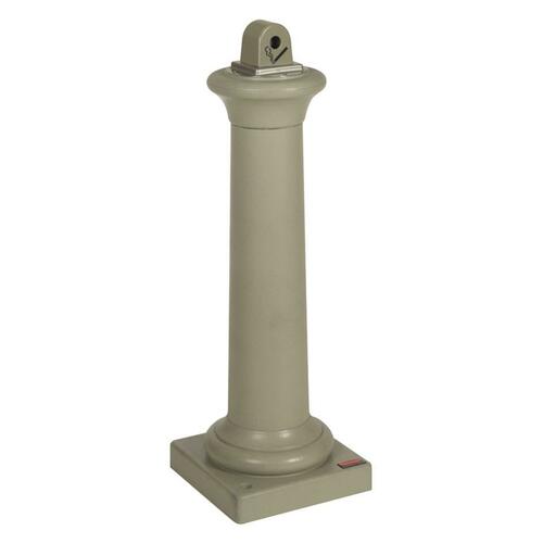 Rubbermaid Commercial Products  Smoking Receptacle, 13"x13"x38-3/8", Sandstone