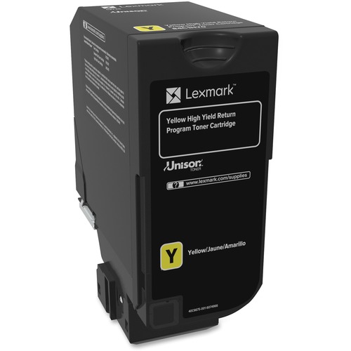 Lexmark 84C1HY0 Yellow OEM High Yield Toner Cartridge