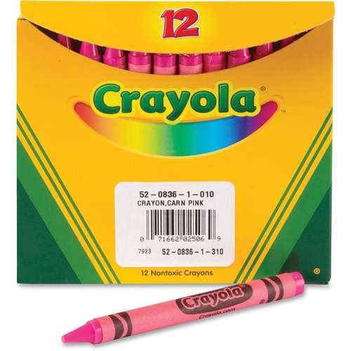 Crayola  Bulk Crayons, 12/BX, Pink