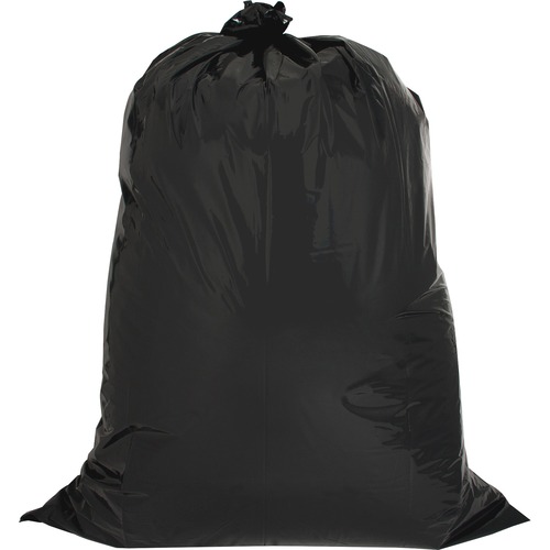 Genuine Joe  Heavy-Duty Trash Bags,2.5 Mil,42 Gallon,33"x48",20/CT,Black